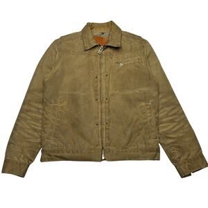 Rare Freenote Cloth RJ-2 Riders Waxed Jacket Aztec Lined Men's Small Workwear